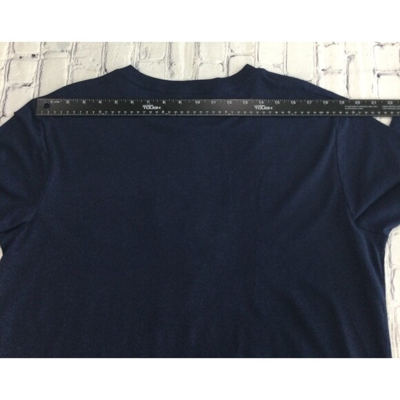 Majestic T-Shirt Women’s Size L Blue Tampa Bay Rays Embroidered Logo Graphic - Picture 8 of 9